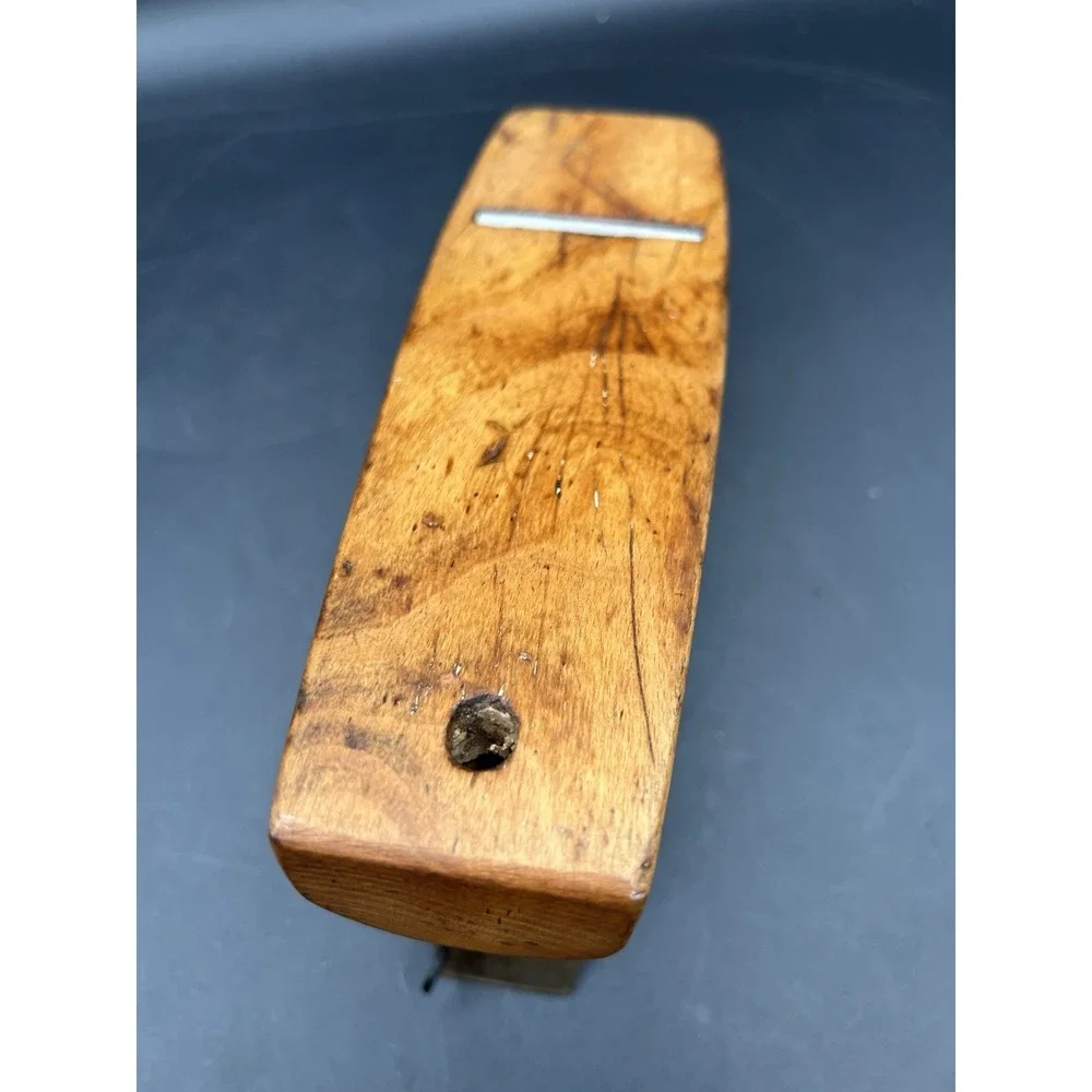 Vintage Transitional Smoothing Plane Wood Working Tool 8